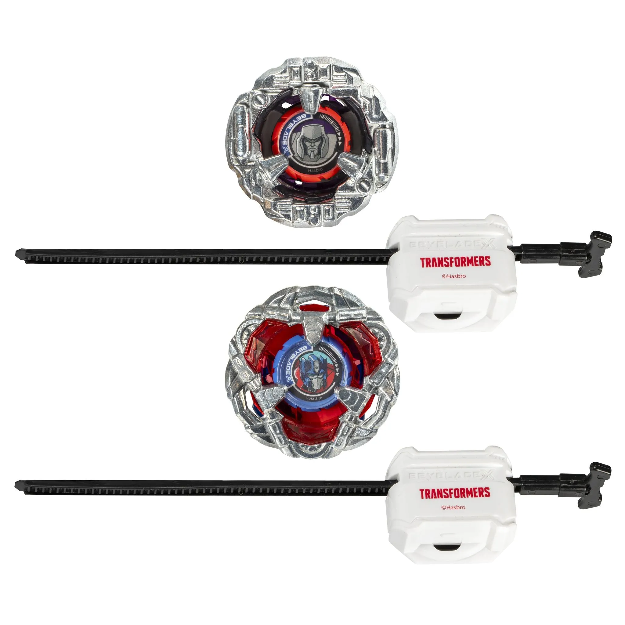 Beyblade X Transformers Collab Optimus Prime 4-60P vs. Megatron 4-80B