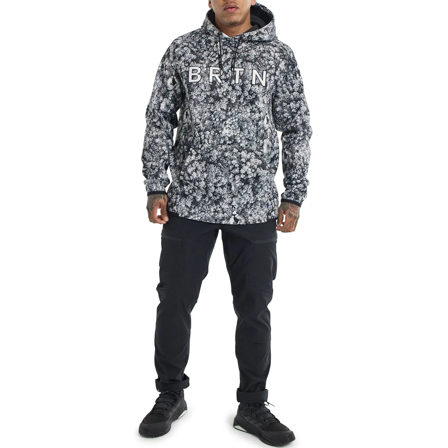 Burton Crown Weatherproof Pull Over Hoodie Mens Aerial Pines