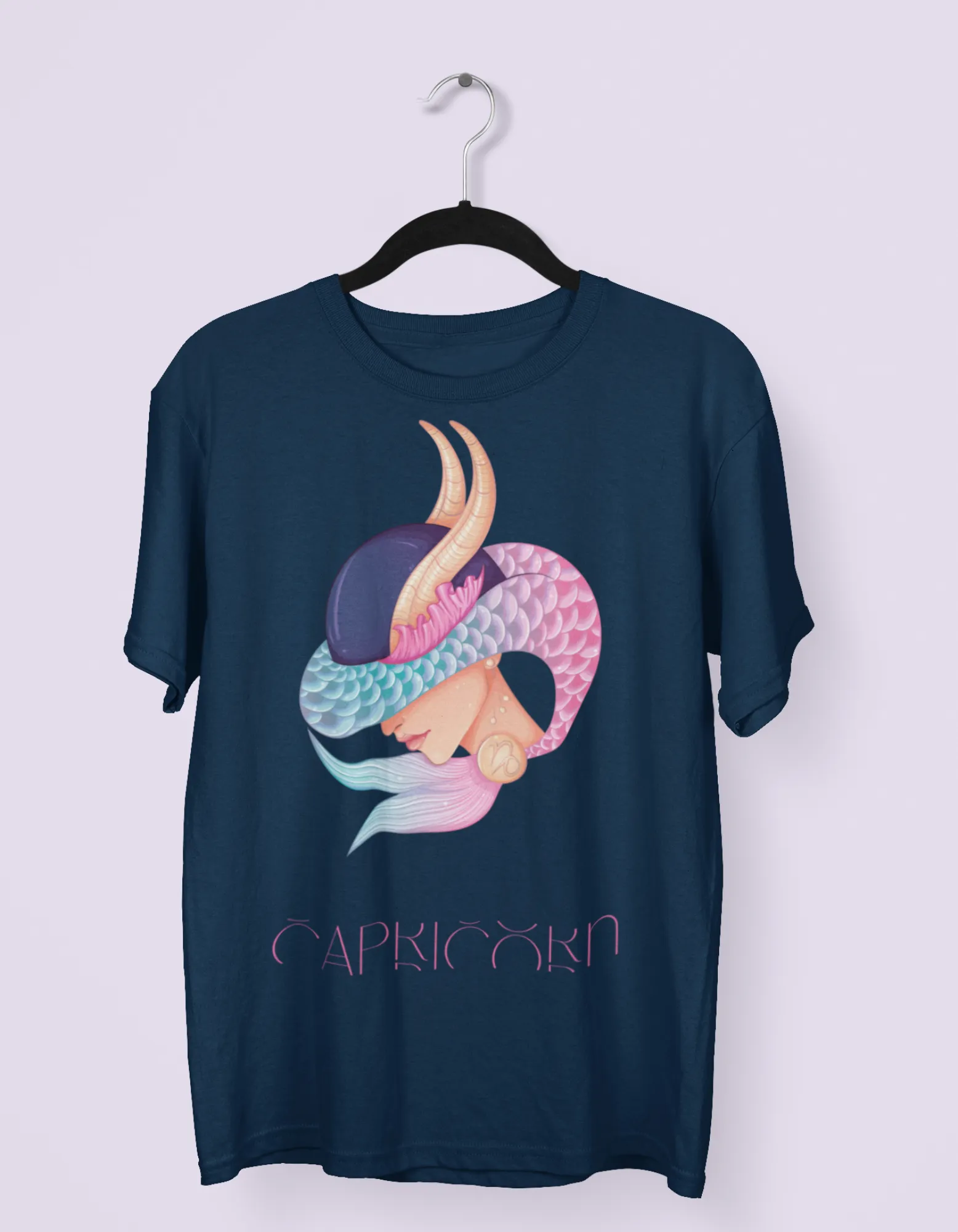 Capricorn Zodiac Graphic Printed Oversized T-Shirt For Women
