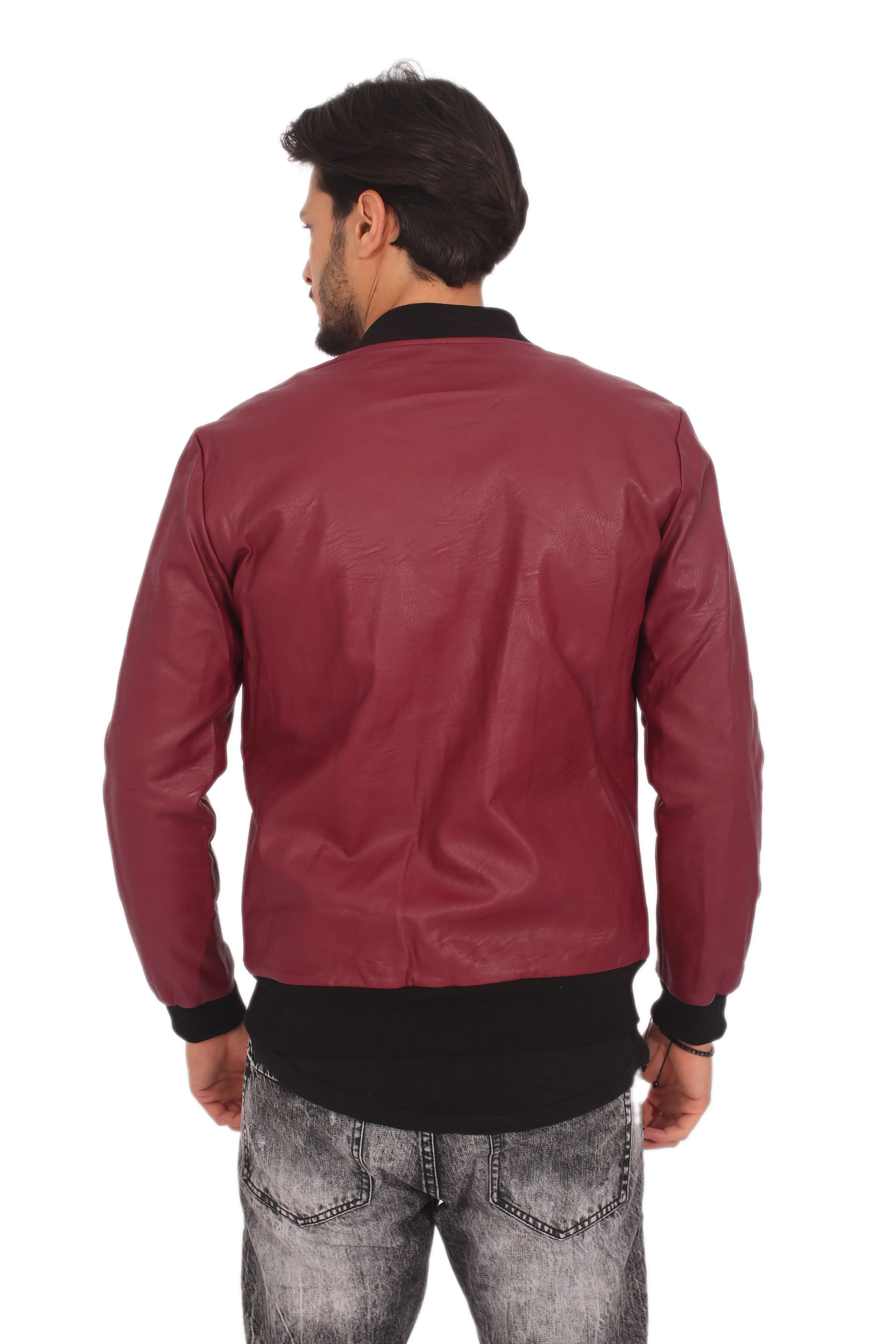 Giubbotto Giacca Uomo Ecopelle Art. Gb63