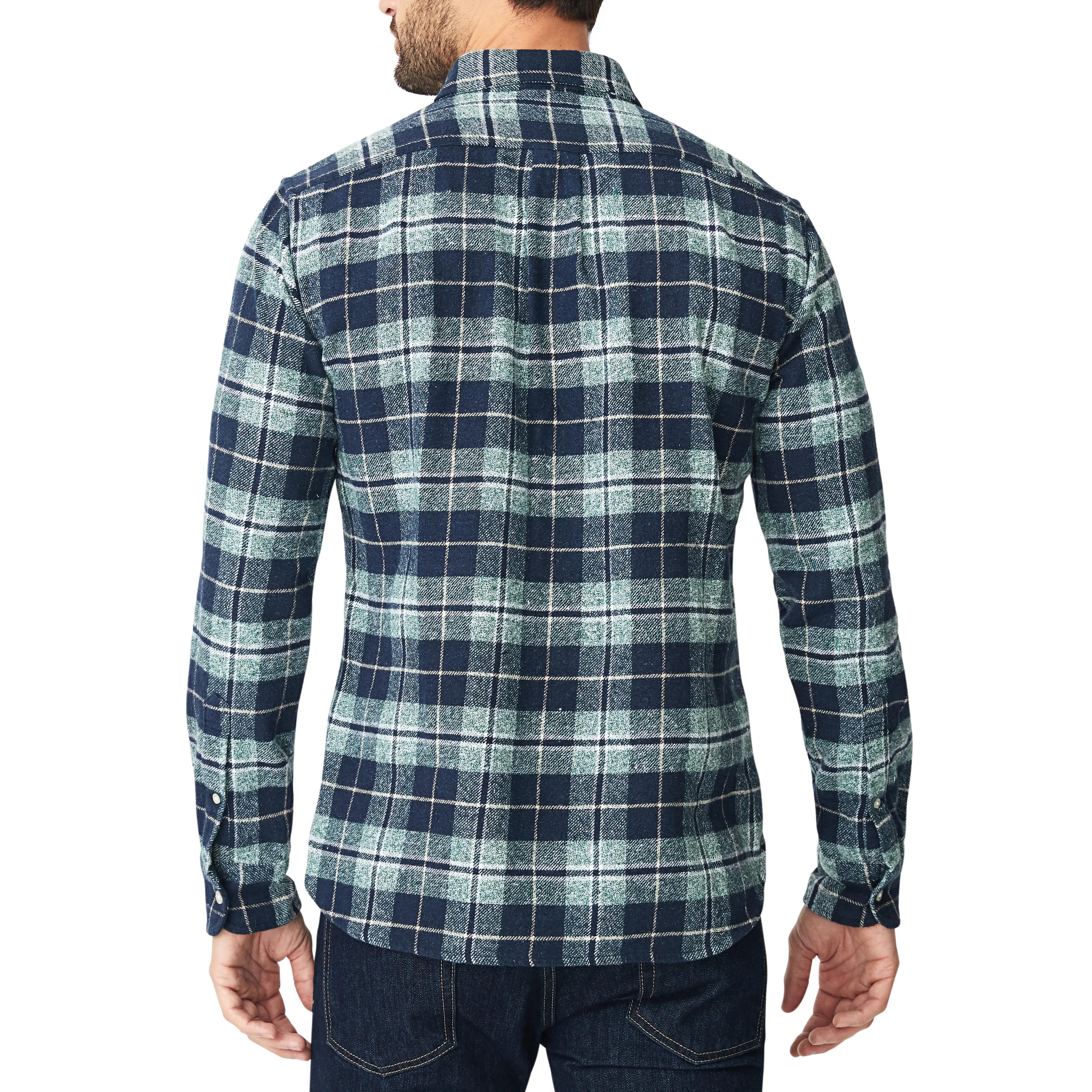 Japanese Shaggy Flannel Shirt - Hawkins Plaid