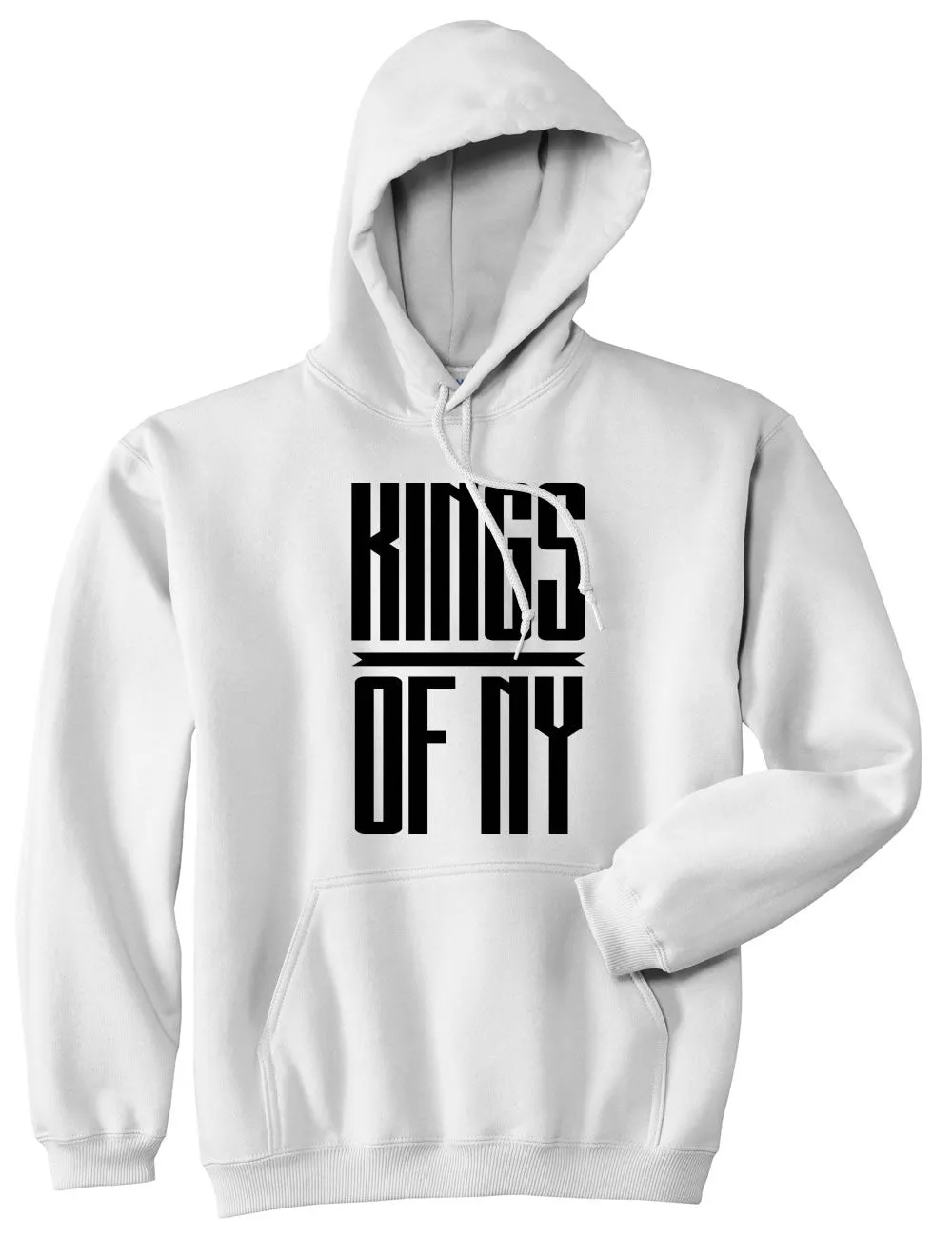 Kings Of NY Long Stretched Logo Pullover Hoodie Hoody
