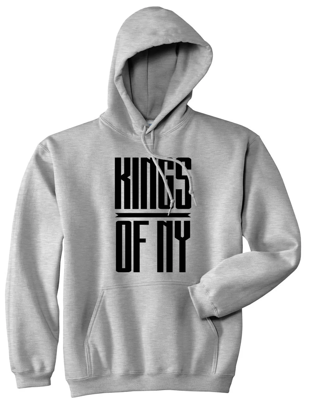 Kings Of NY Long Stretched Logo Pullover Hoodie Hoody