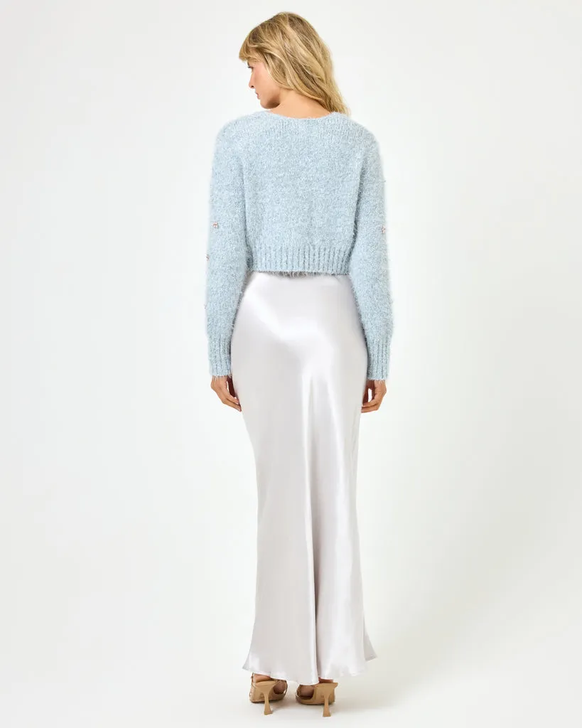 LSPACE Sweet As Honey Satin Skirt