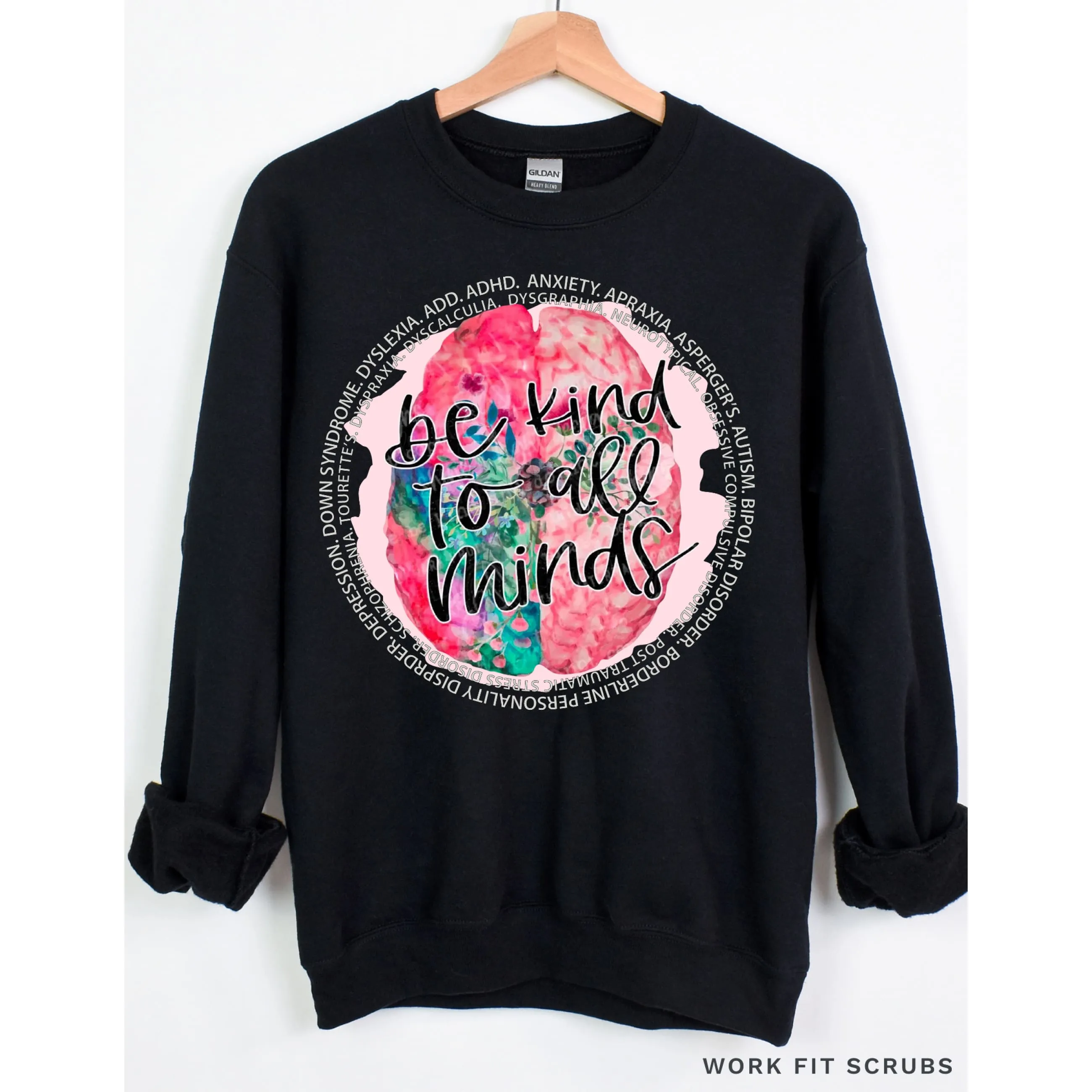 Mental Health - Be kind to all minds-Crewneck