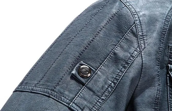 STERK Fur Lined Leather Jacket
