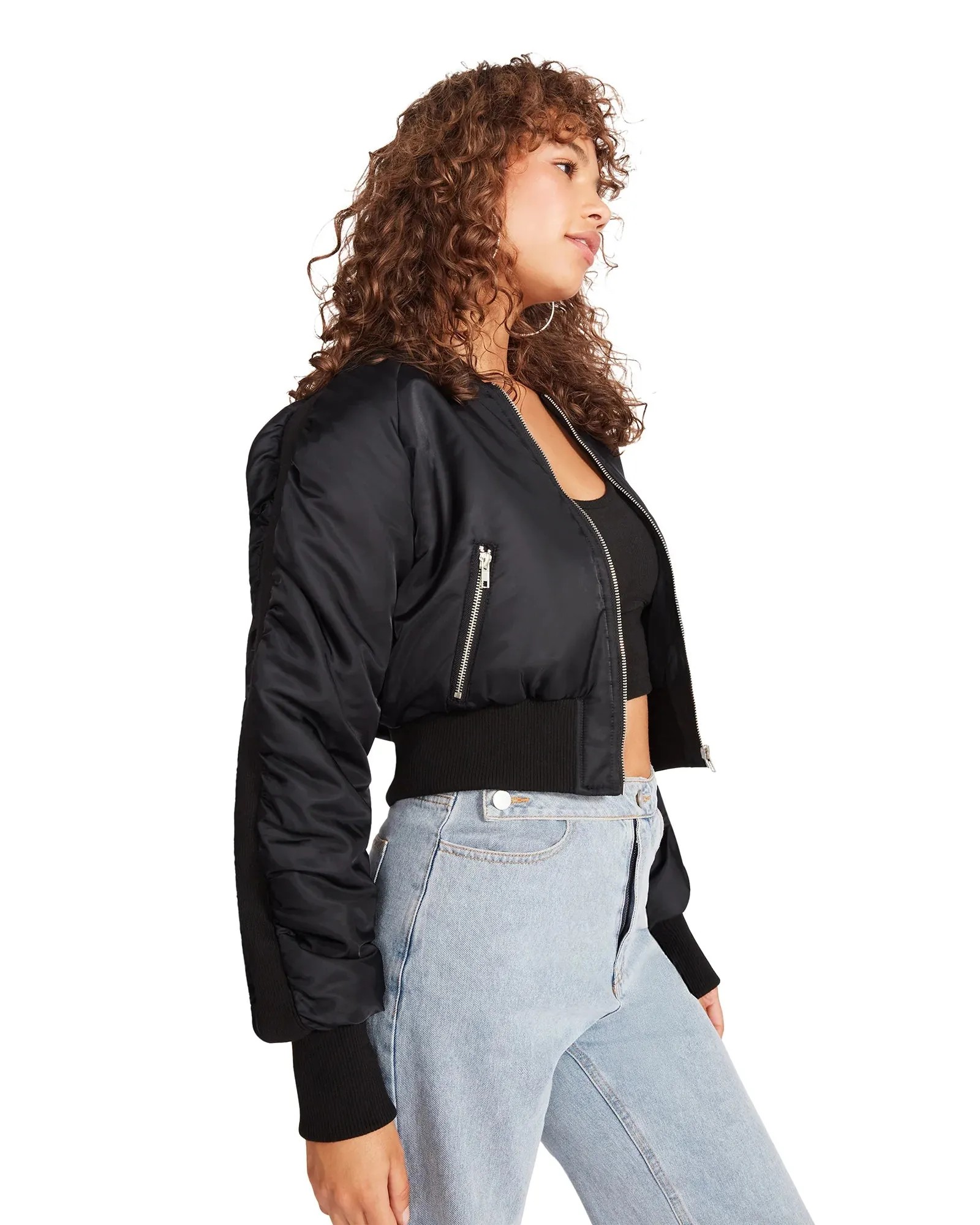 Steve Madden Eva Bomber Jacket